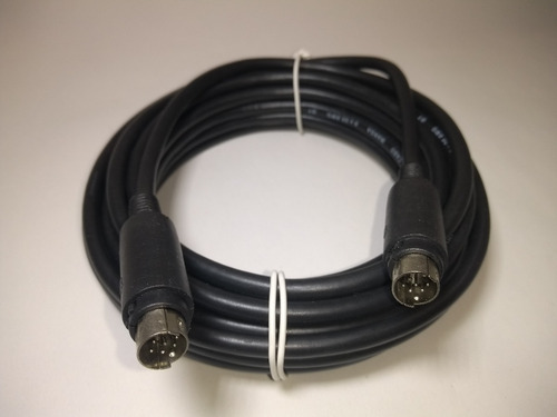Cabo Mini Din 8 Pinos Macho X Macho 5 Mts