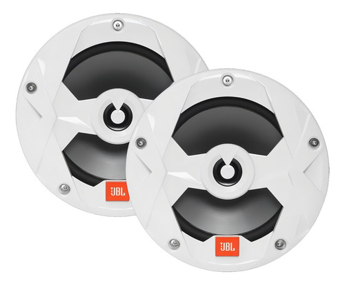 Alto-falantes marinhos de 6,5 polegadas Jbl MS65lw 75 Watts Rms White Rgb Light