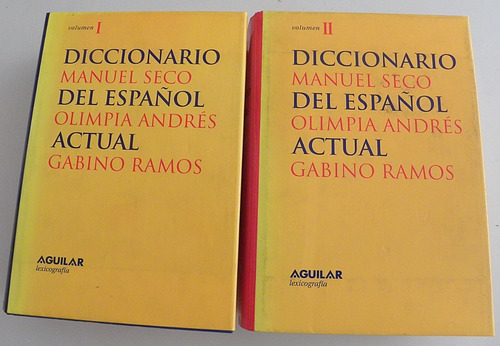 Diccionario Del Español Actual - Seco, Andrés Y Ramos