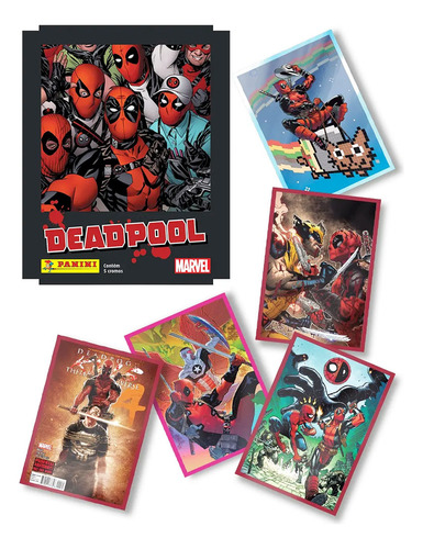 120 Figurinhas Deadpool Marvel Uma História Em Quadrinhos