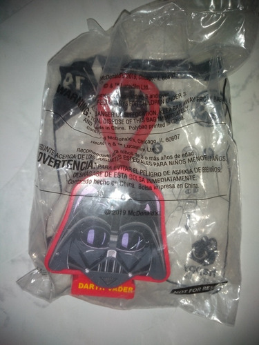 Star Wars Mcdonald's Happy Meal Llavero Darth Vader (Usado)