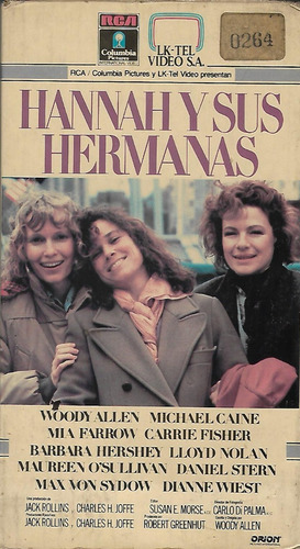 Hannah Y Sus Hermanas Vhs Woody Allen Michael Caine (Usado)