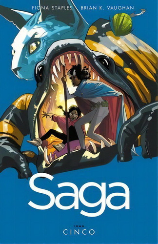 Saga Tomo #5: No Aplica, De Vaughan, Brian K.. Serie No Aplica, Vol. No Aplica. Editorial Kamite Comic, Tapa Blanda, Edición 1 En Español