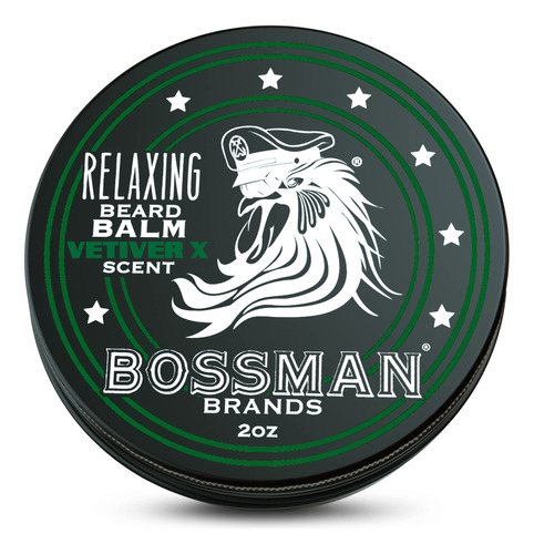 Bossman Blsamo Relajante Para Barba, Crema Domadora, Espesan