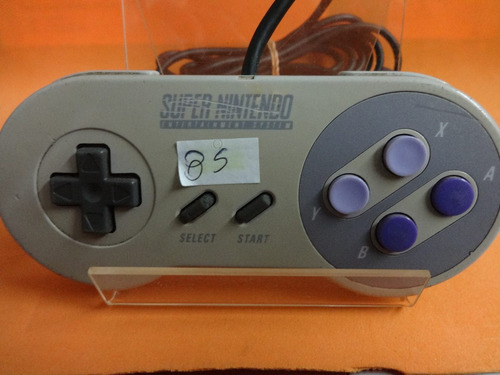 Controle Orig Super Nintendo Amarelado Arranhado Snes A