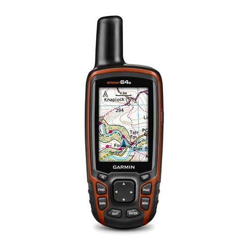 Gps Esportivo Portátil Garmin Gpsmap 64s Preto E Laranja C