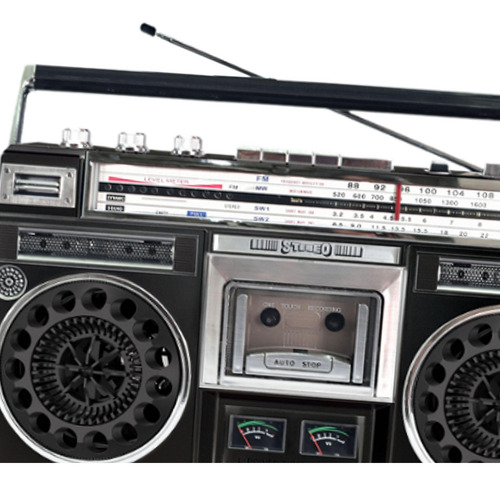 Cassete Player Gravador Cassete Para Mp3 Conversor Preto
