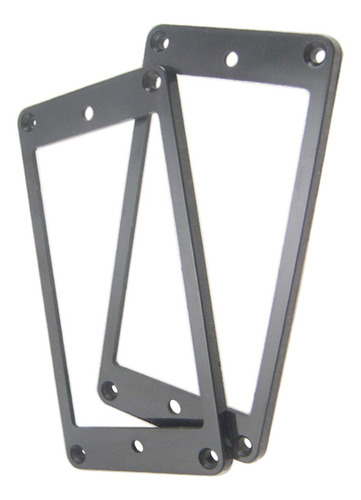 2pcs Plástico Plano Humbucker Marco De Montaje De Recogida