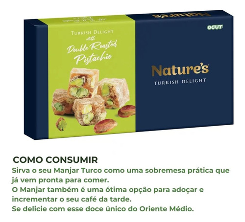 Raha Manjar Turco Com Pistache 250g
