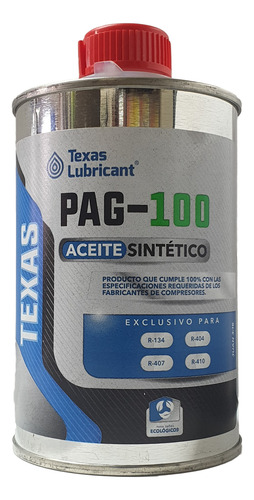 Aceite Sintetico Para Compresor Automotriz Pag-100 8 Onzas