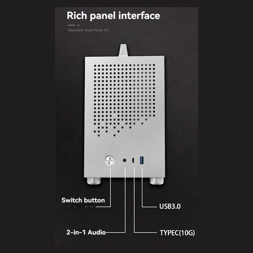 Funda Z6crystally-micro-itx Para Ordenador Sktc A17 Sgcc