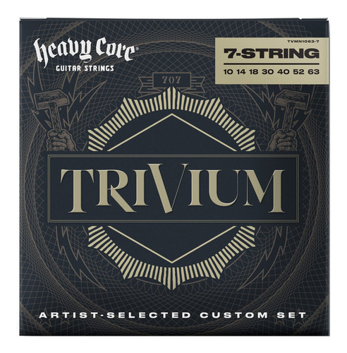 Cuerdas Electrica Trivium 7 Cuerdas Dunlop Lab Series 10-63