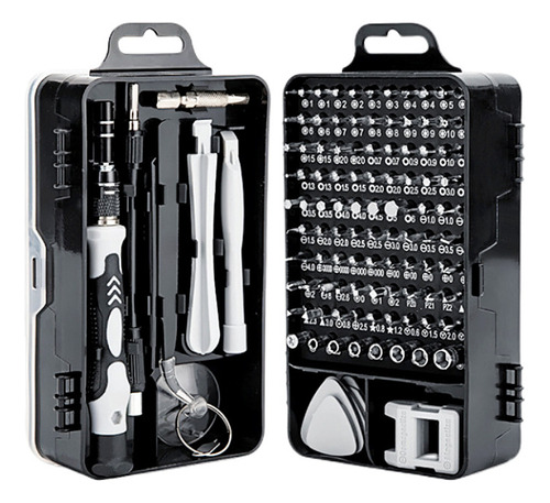 Kit De Destornilladores 115 Piezas Para Servicio Tecnico