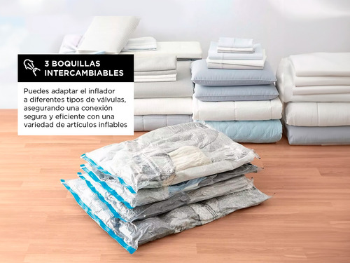 Inflador Portátil Eléctrico Gadnic Ajustable Usb 600 L/min