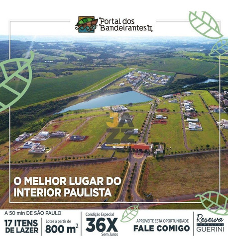 Imagem 22 de 28 de Terreno À Venda, 1462 M² Por R$ 950.683 - Portal Dos Bandeirantes - Ii - Porto Feliz/sp - Te3594