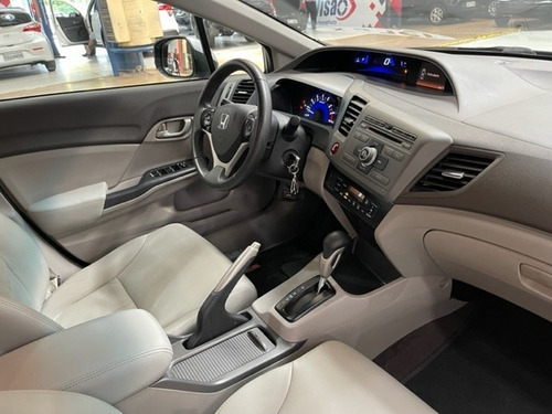Imagem 9 de 14 de Honda Civic Lxs 2014 Cinza