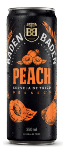 Cerveja Baden Peach Pessego Lata 350ml