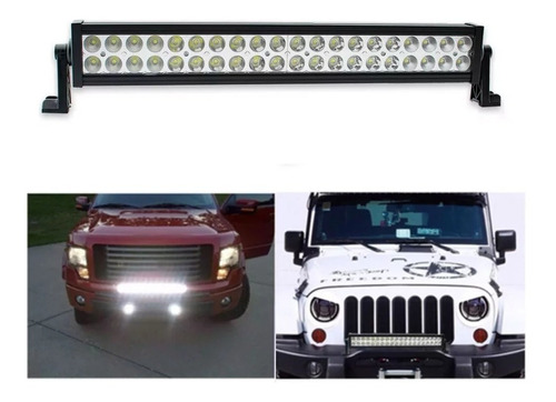 Luz Barra Led 120w Neblinero 4x4 Auto Camioneta Spot+flood