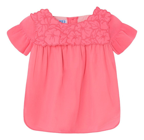 Blusa De Niña Marca Mayoral® Mod.3110 Coral