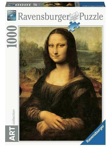 Rompecabezas Ravensburger Da Vinci - Mona Lisa 1000 Piezas