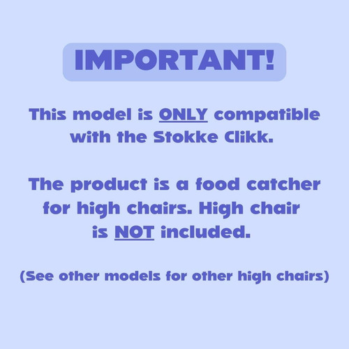 Recogedor De Comida Catchy, Compatible Con Stokke Clikk High