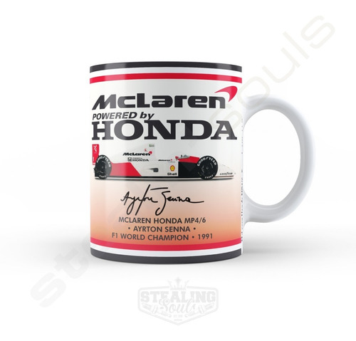 Taza | Senna | Mclaren Honda Mp4/6 | F1 World Champion 1991