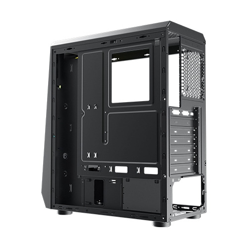 Gabinete Gamer Xigmatek Atx Vortex Rgb Vidrio Templado Color Negro