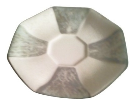 Aurojul-4 Platitos Porcelana -vintage Octogonal
