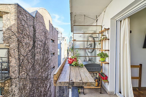 Departamento 2 Ambientes Luminoso Reciclado Impecable Balcon Aterrazado En Palermo