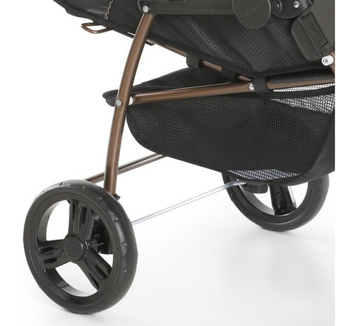 Imagem 6 de 8 de Carrinho De Bebê Galzerano Milano Reversível Preto 1016pr