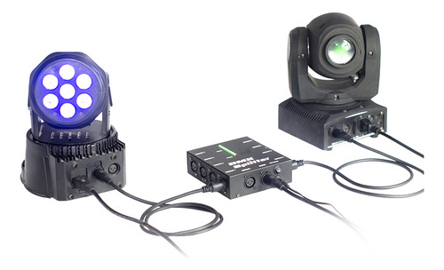 Amplificador De 8 Canales Con Divisor Óptico Dmx512 Para Esc