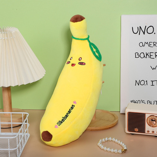 // Almofada De Banana Yellow Blanket Toy