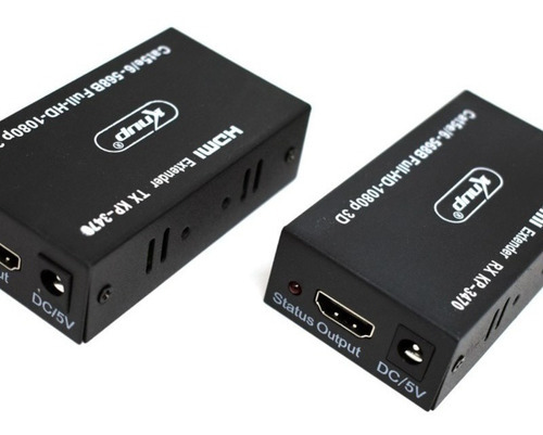 Extensor HDMI de hasta 60 metros, cable de TV 3D, red UTP, Rj45 Cat5e