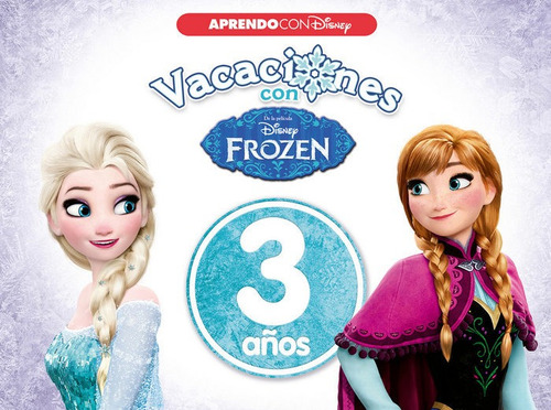 Vacaciones Con Frozen. 3 Aãâ±os (aprendo Con Disney), De Disney. Editorial Cliper Plus, Tapa Blanda En Español