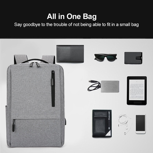 Mochila Grande Para Ordenador Portátil Y Tableta De 15,6 Pul