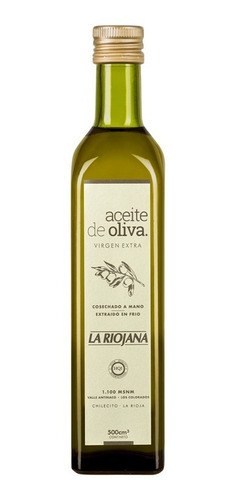 Aceite De Oliva Extra Virgen La Riojana 500ml. - Chilecito