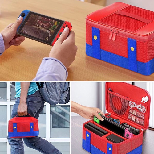 Estuche Funda Para Switch Nintendo / Oled Accesorios Viaje