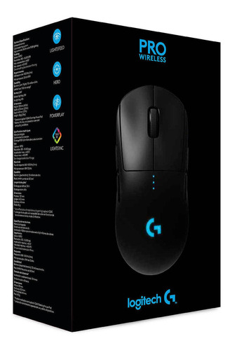 Mouse Gamer Logitech G Pro Wireless Hero 25k Rb Black