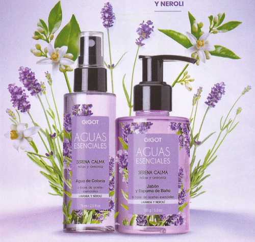 Gigot Aguas Esenciales Serena Calma Colonia Spray 75 Ml.