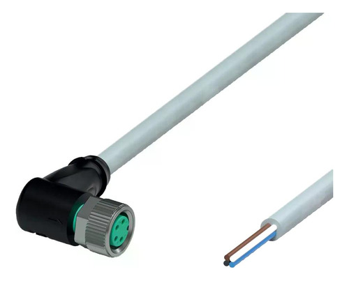 Cabo De 5m Com Conector M8 Fêmea 90º -  V31-wm-5m-pvc