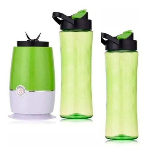Imagen 6 de 9 de Juguera Batidora Licuadora Personal Portatil 2 Vasos Colores