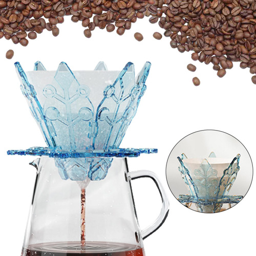 Vierta Sobre Los Filtros De Café Taza De Filtro De Azul