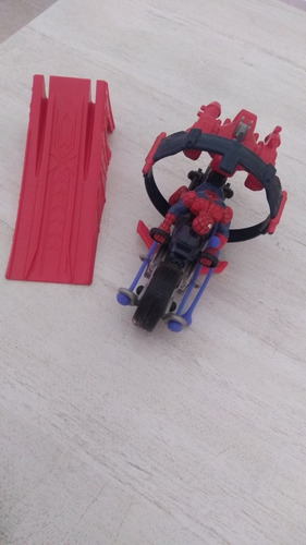 Imagen 2 de 3 de Vehículo Moto Acrobática Spider Man - Hasbro