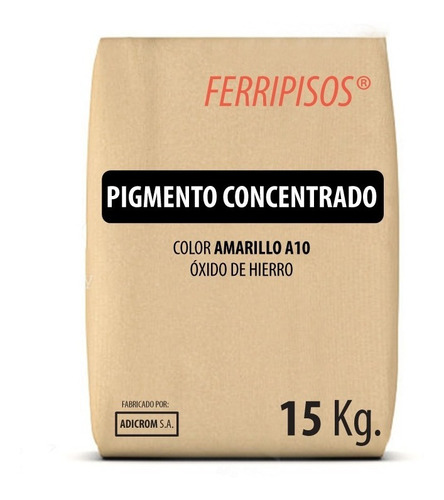 Oxido De Hierro Amarillo Concentrado (ferrit) X X 25 Kg