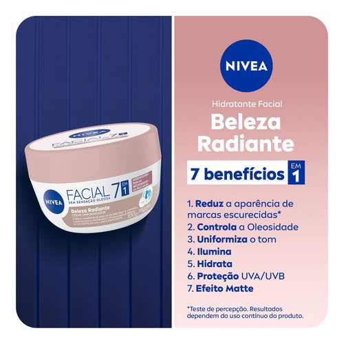 Creme Nivea Potinhos Hidratante Facial 100g 30+ Todo Tipo De Pele Dia/noite