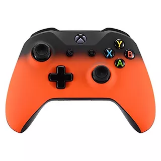 Carcasa Forntal Para Control De Xbox One S/ X Naranja Sombra