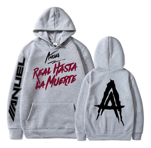 Nueva Sudadera Con Capucha Estampada Anuel Aa