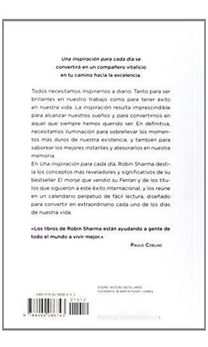 Imagen 2 de 2 de Libro Una Inspiración Cada Día (robin Sharma)