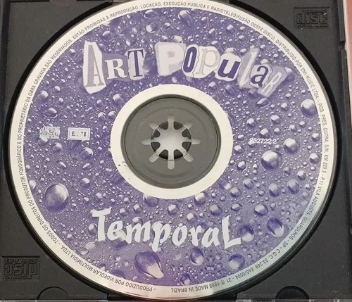 Cd Art Popular Temporal | Parcelamento sem juros