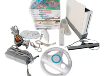 Comprar Nintendo Wii Blanco Retrocompatible Con 12 Juegos Originales